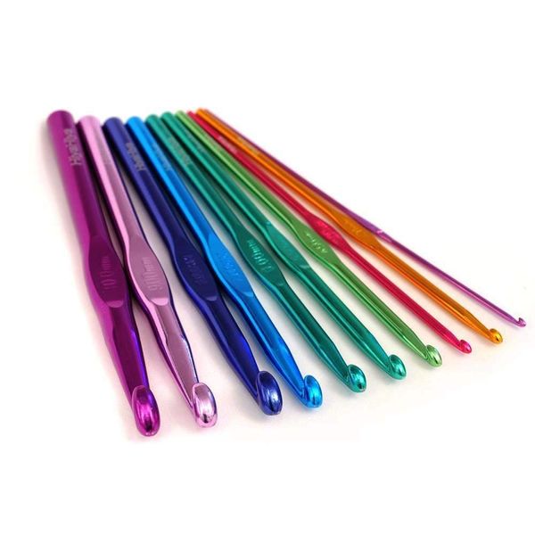 14PCS Aluminum Crochet Hooks Knitting Needles Craft Yarn 2.0mm/2.5mm/3.0mm/3.5mm/4.0mm/4.5mm/5.0mm/5.5mm/6.0mm/6.5mm/7.0mm/8.0mm/9.0mm/10.0mm