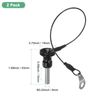 M METERXITY 2Pcs Ball Locking Pins 6mm Dia 15mm Usage Length Push-Button Quick Release Pin