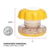 EZY DOSE Crush Pill Crusher and Grinder Storage Compartment Crushes Pills Vitamins Tablets, Colors may vary, Pack of 3
