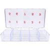 1p Empty Storage Box Case Container Compartment for Nail Art Tips