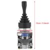 CYTGOUPER 1pc Bidirectional Reset Joystick Switch, 2 No Bidirectional Reset Monolever Controllers, 2 Position Return Momentary Joystick
