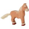 Holtztiger HT80033 Horse, Standing, Light Brown, Assorted Colours