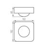 Electronic PIR Motion Sensor Movement Detector High Sensitivity 360 Degree Wide Angle Detector Surface Ceiling Wall Mounted