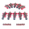 BASEPLATES Pirate Shooting Cannons with Base Cannonballs (Cannon red Base)