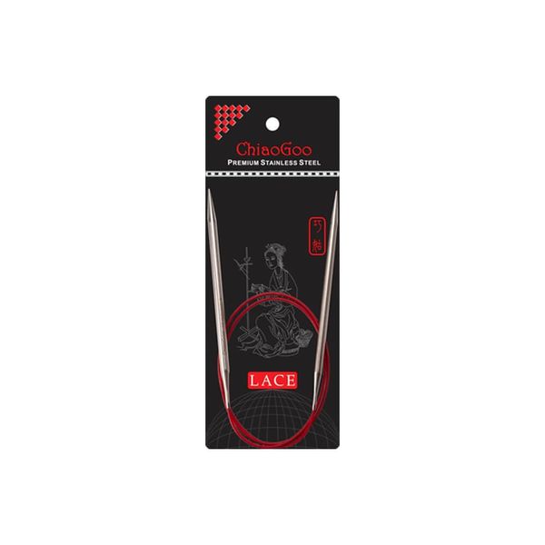 ChiaoGoo RED Lace Circular Needle 60cm 12.75mm - 1pc