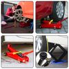 Jack Pad, for Car Lifting Platforms, Trolley Jack, 4 Pack, Black