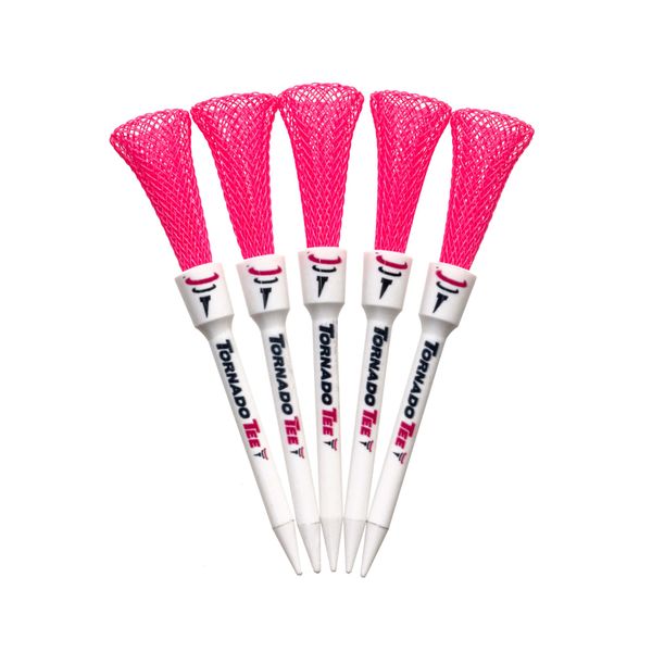 Tornado Tee Neon Pink 3.25" High Performance Golf Tee