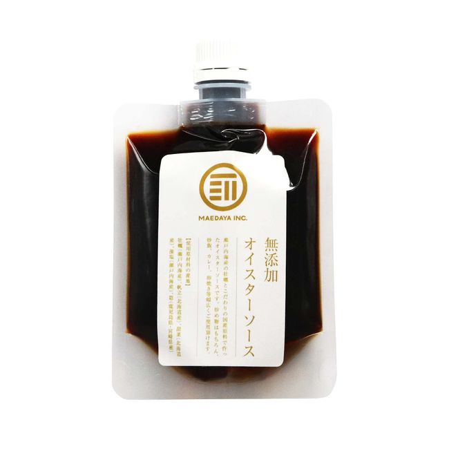 Maedaya Made in Japan, Made with Only Ingredients, Additive-Free, Oyster Sauce, 5.3 oz (150 g) x 2 Bottles, Gluten Free, Chemical Seasoning, Soy Sauce, Highly Selected