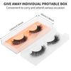 DYSILK 5 Pairs 6D Lashes Faux Mink Eyelashes Cat Eye Fluffy Natural Look False Eyelashes Long Lashes Pack Mink Lashes Soft Reusable Eye Lashes |Cat-Eye 8-15mm