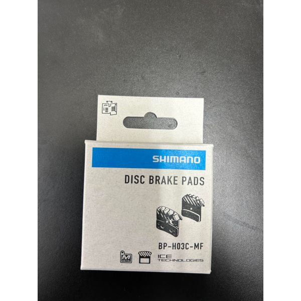 SHIMANO H03C METALLIC PADS SAINT/ZEE/DEOR XT, Black