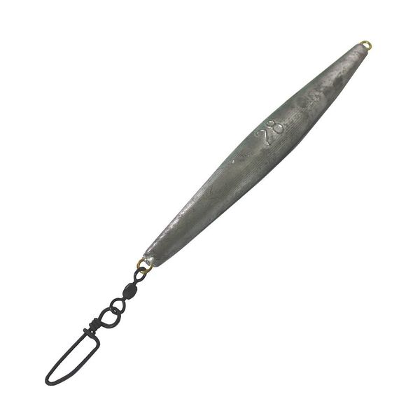 The Tackle Room 16 Ounce Lead Round Trolling Weight with Brass Swivels