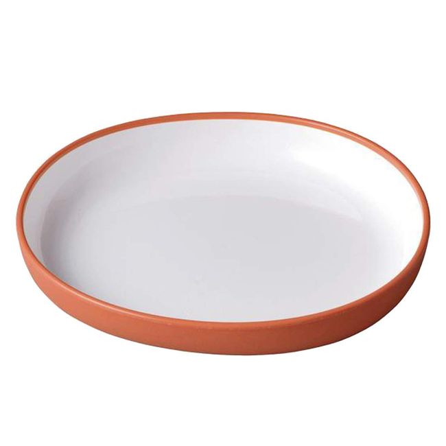 KINTO 26376 BONBO Plate, 6.7 x 6.3 inches (170 x 160 mm), Orange, Kids, Baby, Microwave and Dishwasher Safe