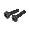 uxcell M3x14mm Hex Socket Button Head Bolts Alloy Steel Fastener Hardware Full Thread Lock Set Hex Socket Half Round 50pcs