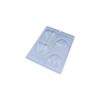 3-Part Chocolate Mould - Geometric Heart - BWB9836