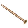 ForgeFix Multi-Purpose Single Thread Screws | 4.0 x 70mm | Zinc Yellow Passivated | Box 200