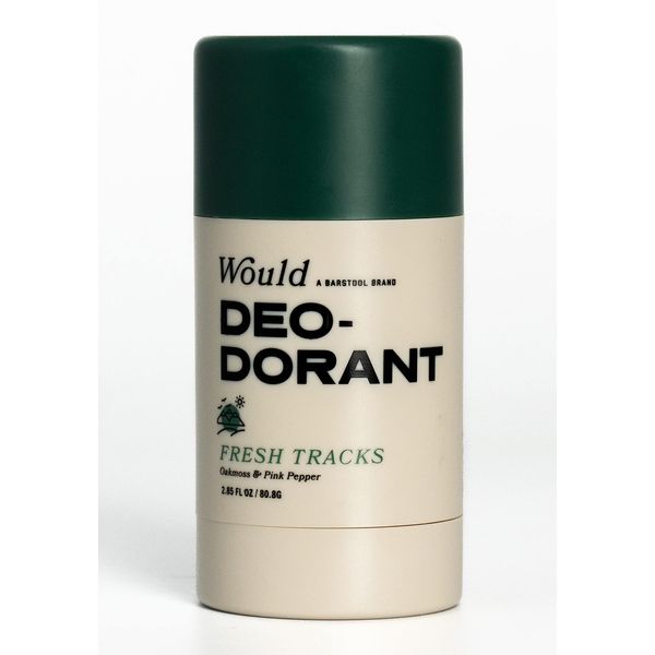 Would Barstool Sports Brand Deodorant for Men, Aluminum Free Odor Protection, Natural Extracts and Essential Oils, Gentle on Sensitive Skin, Fresh Tracks