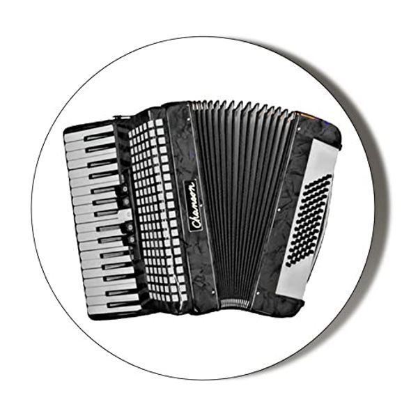 BLACK ACCORDIAN - INSTRUMENT - 58mm Large Fridge Magnet