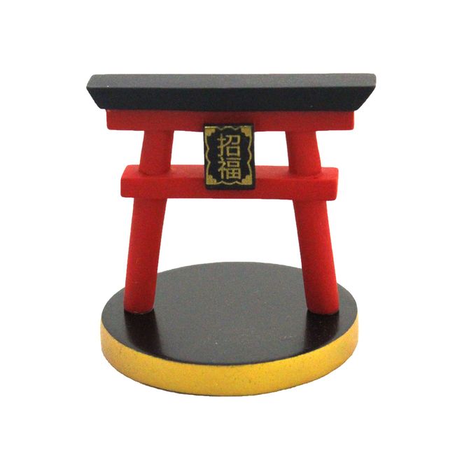 Faukart Cute Handmade Glasswork Torii Stence; Width: 1.8 inches (45 cm); Total Length: 1.8 inches (45 mm)