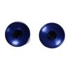 Candle Light Holder Solid Aluminum Navy Blue Finish Pair Stand Renovators Supply