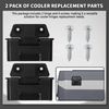 2 Pack Cooler Hinges for Igloo 25, 52, 72 Qt BMX Latch Replacement Parts with...