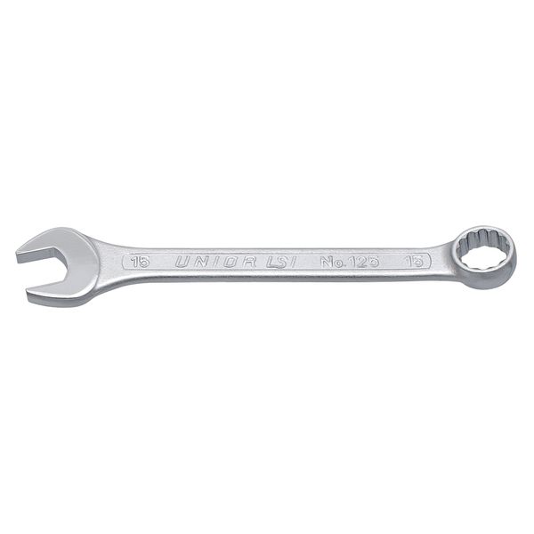 Unior 125/1 Combination Wrench, Short Version, Offset, 17 mm