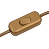 ElekTek Low Profile in-Line Torpedo Switch 2 Amp Use 2 or 3 Core Flex Gold Effect