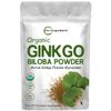 Micro Ingredients Raw Organic Ginkgo Biloba Powder, 8 Ounce (18 Months Supply), Filler Free, Supports Brain Function and Mental Alertness, No GMOs and Vegan Friendly