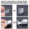 Self Nose Piercing Gun Self Nose Piercing Gun Kit Safety Nose Piercing Gun Kit Tool (White)