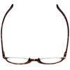 Calabria 719 Flexie Oval Reading Glasses +1.75 Tortoise Men/Women Bendable One Power Readers TR90 Flexible