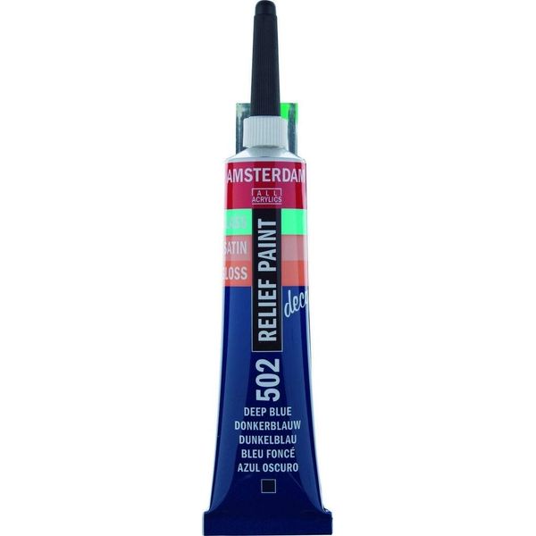Decorfin RELIEF (Gutta Outliner) PAINT DEEP BLUE - 20ml