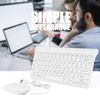 Keyboar Mouse EET, Ultra-Thin USB Wired Keyboard Wired Keyboard Mouse Mouse Mice Set Combo(White)
