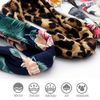 Fashband Leopard Headbands Boho Wide Headscarf Elastic Yoga Hair Bands Knot Turban Head Wraps for Women and Girls (Pack of 3)