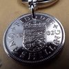 A Silver Dream 1962 English Shilling Coin Keyring