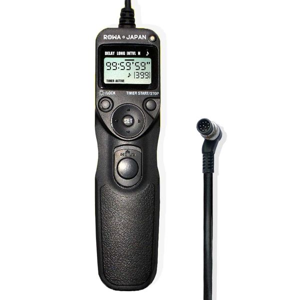Lowa Japan Compatible Shutter Remote Control Compatible with Nikon MC-30 MC-36 [Professional LCD LCD Timer Function Unlimited Shooting Times] [PDF Japanese Instruction Manual Included)