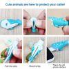 Cute Animal Bites Cable Protector Various Animal Cable Chewers Cable Prevents Cable Break Cable Protector Case for iPhone/iPad (Style 3)