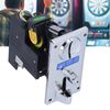 Multi Acceptor Advanced Electronic CPU Selector Acceptor Sorter, Electronic Selector for Game Mechanism Vending Machine (Silver)
