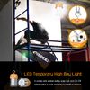 80W LED Construction Hanging Work Light 11600LM Portable Temporary Jobsite Light