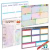 PRICARO Essensplaner "Splash", bunt, A4, 25 Blatt, 3 Stück