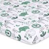 The Peanutshell Mini Crib Sheets Set for Pack & Play, Playard, Playpen, Mini Crib, 3 Pack, Safari Animals