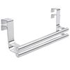 YSAMAX Modern Towel Bar With Hooks, Rust-Resistant Construction, Long-Lasting Performance, Lightweight Design, Easy To Install, Versatile Storage Accessory, (2PCS)
