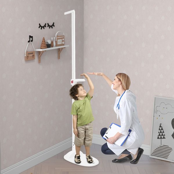 Accurate Height Measurement Scale Height Measuring Tool 20-210cm Floor Mounted