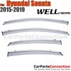 WellVisors Window Visors 15-19 For Hyundai Sonata Side Deflectors