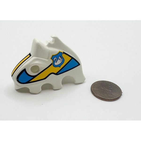 Playmobil Horse Headcover White With Yellow/Blue Stripes & Swan 3024 3372 3654