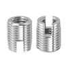 uxcell Self Tapping Thread Inserts 15pcs Internal M3-0.5 External M5x6 303 Stainless Steel Slotted Thread Repair Insert Nuts