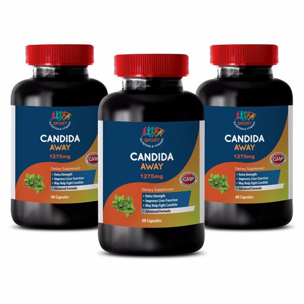 Natural Bacterial Killer - Candida Away Solution 1275mg - Wormwood Extract 3B