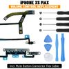 S&L ENTERPRISE Volume Control Mute Button Connector Flex Cable Replacement Compatible with iPhone XS Max 6.5 inch Incl. Repair Tool Kit