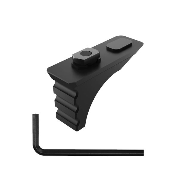 Tough Tactical Tools MLOK Barricade Stop, Hand Stop, Black, Length: 1.73'' Height: 0.98'' Width: 0.59''