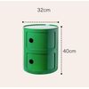 Side Table, Bedside Table, Multi-tiered Storage Bucket, Multi-functional Sideboard, Stylish, Cute, Plastic Storage Cabinet, Storage Box, Round Storage Cabinet, Multi-functional Storage Box, Cylinder