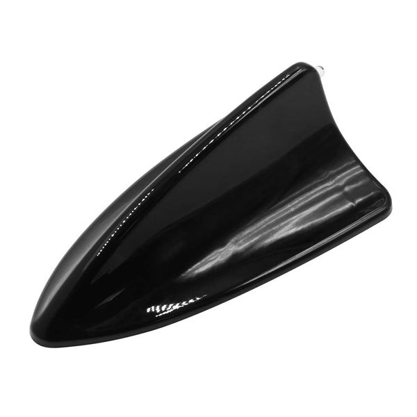 sourcingmap Self Adhesive Shark Fin Shaped Car Decorative Antenna Black