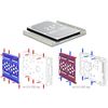 Delock 21291 Einbaurahmen Aluminium SSD/HDD blau